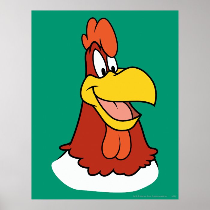 Foghorn Leghorn Closeup Print