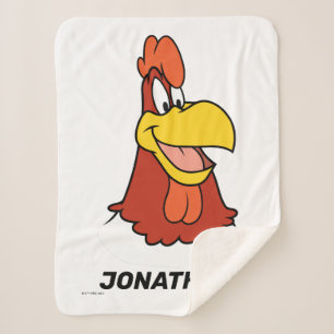 Foghorn Leghorn Closeup Sherpa Blanket