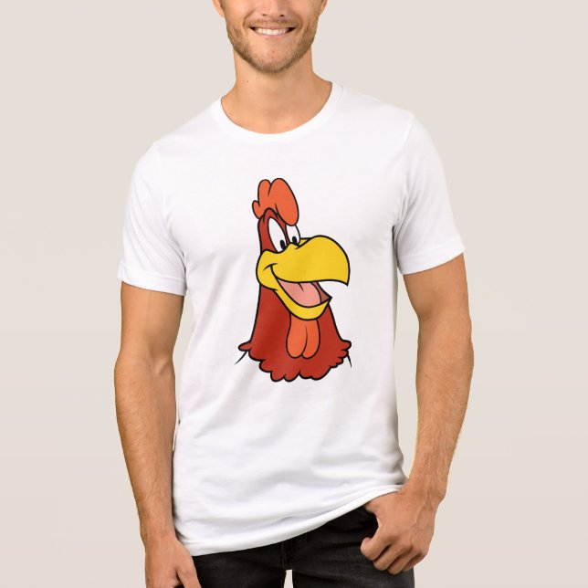 Foghorn Leghorn Closeup Tri-Blend Shirt (Front)