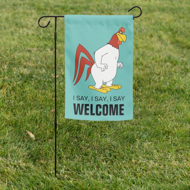 Foghorn Leghorn Garden Flag (In SItu)