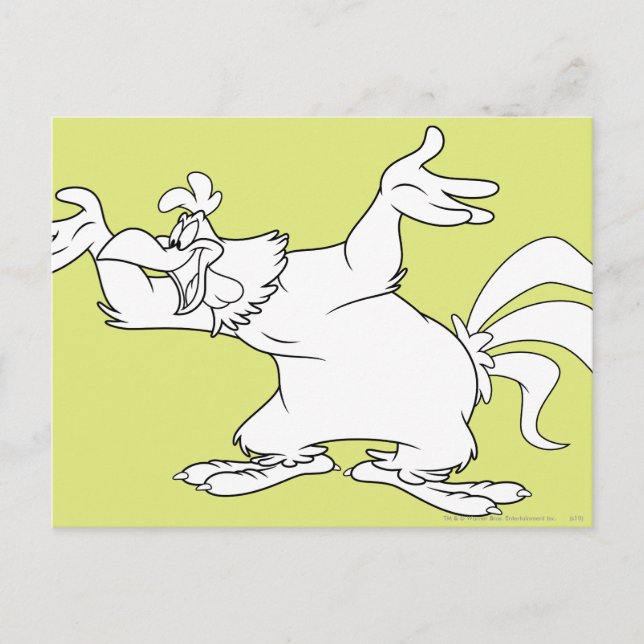 Foghorn Leghorn Happy Postcard (Front)
