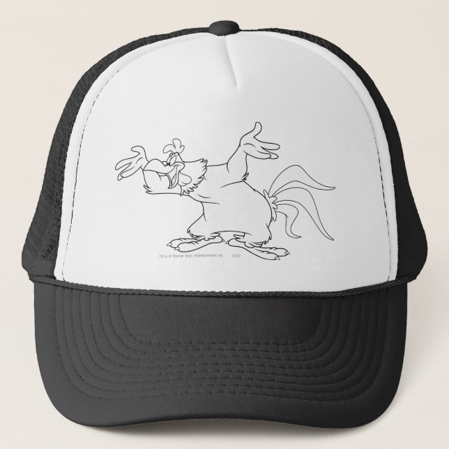 Foghorn Leghorn Happy Trucker Hat (Front)
