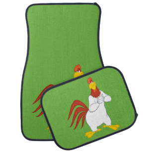 Foghorn Leghorn   Mischievous Stare Car Floor Mat