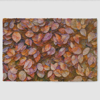Foglie d'autunno fiber doormat