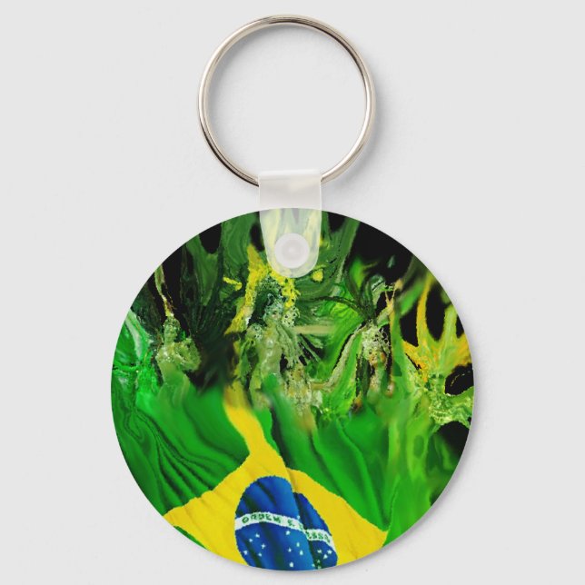 Fogo de Brasil Keychain (Front)