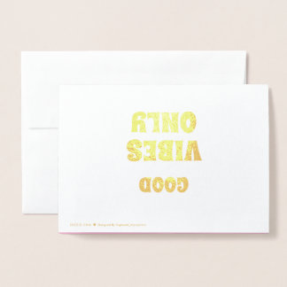 Foil Card