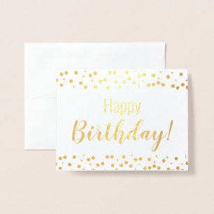 Foil Card - Happy Birthday! - Personalized