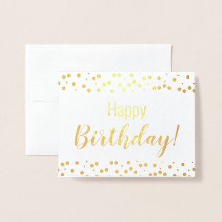 Foil Card - Happy Birthday! - Personalized