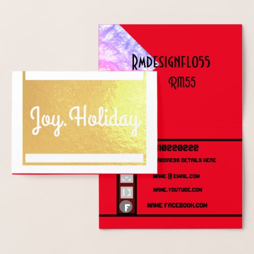 Foil Card RMdesignflo55