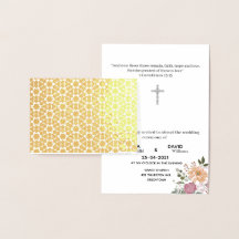 Foil Card / wedding invitation card