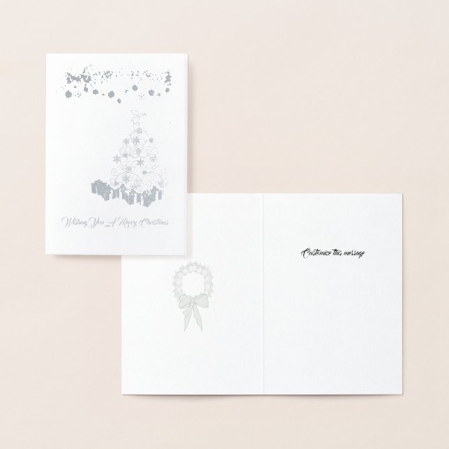 Foil Cards - Customize Tree & Gifts (Display)