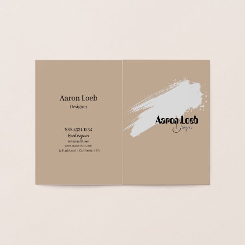 Foil Cards | Rustic Kraft with Elegant Design