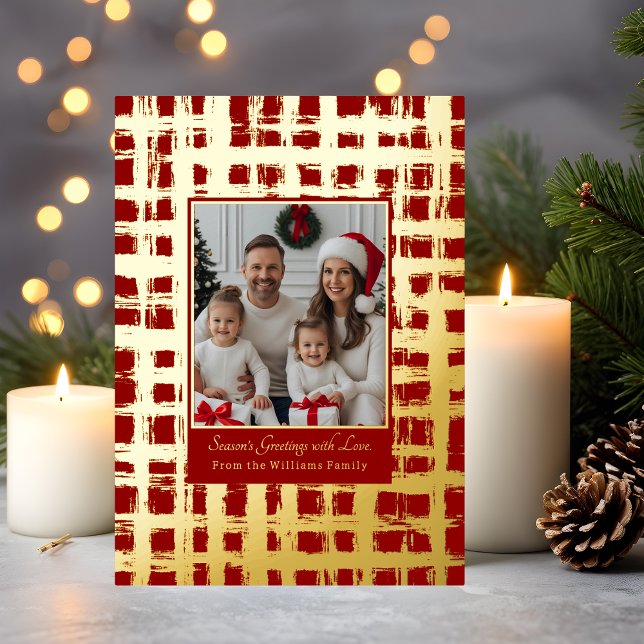Foil Christmas Cards Templates Family 2 Photos  (Creator Uploaded)
