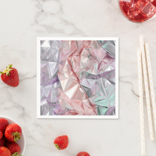 Foil Crinkle Pattern Napkins