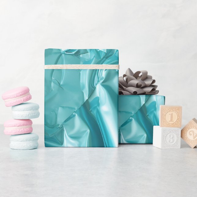 Foil Crinkle Pattern Wrapping Paper (Baby Shower)