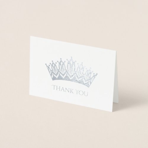  Foil Crown Mini Card