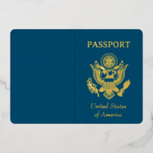 Foil Faux Passport