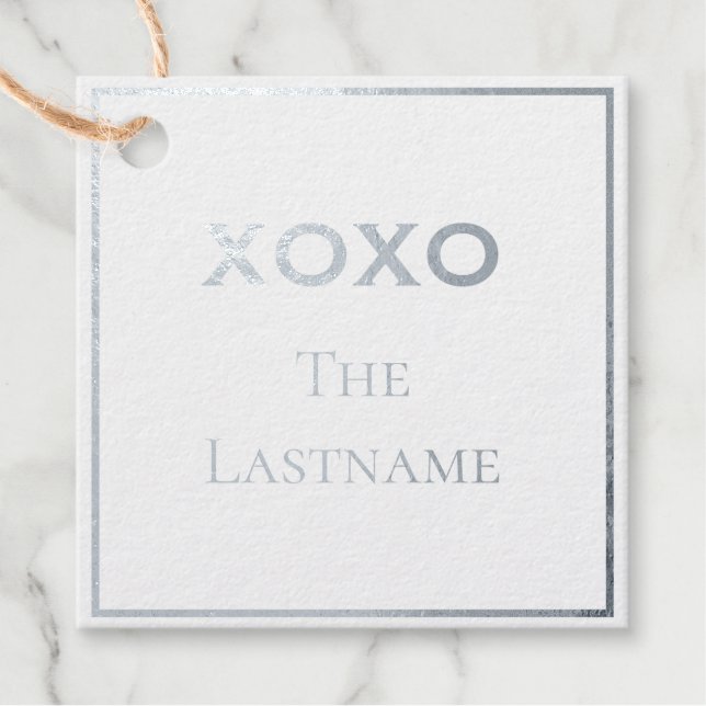 Foil Favor Tag (Front)