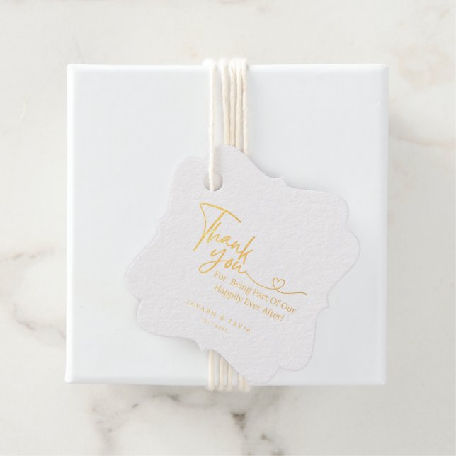 Foil Favor Tag (With Box)