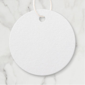Foil Favor Tag