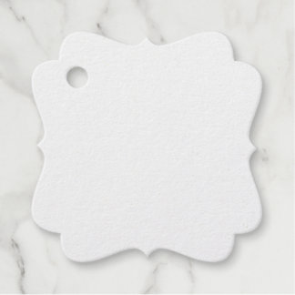 Foil Favor Tag