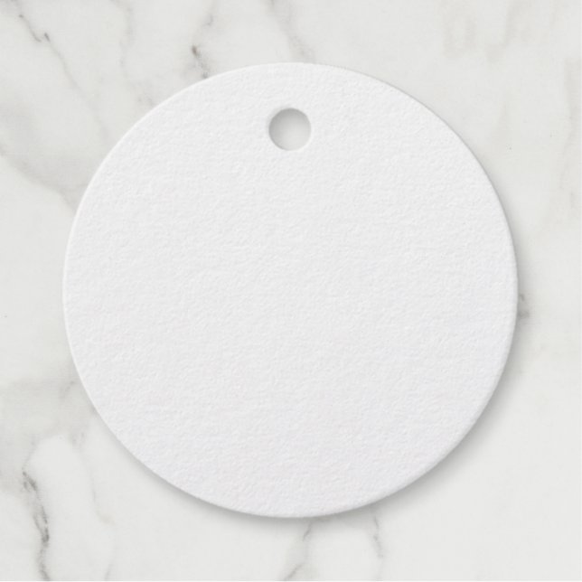 Foil Favor Tag (Front)