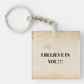 Foil Gift Tag Keychain