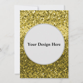 Foil Gold Personalized Invitation