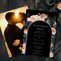 FOIL Gothic Vintage Arch Photo Engagement Party