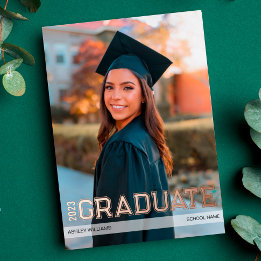 Foil Graduation Announcement College High School