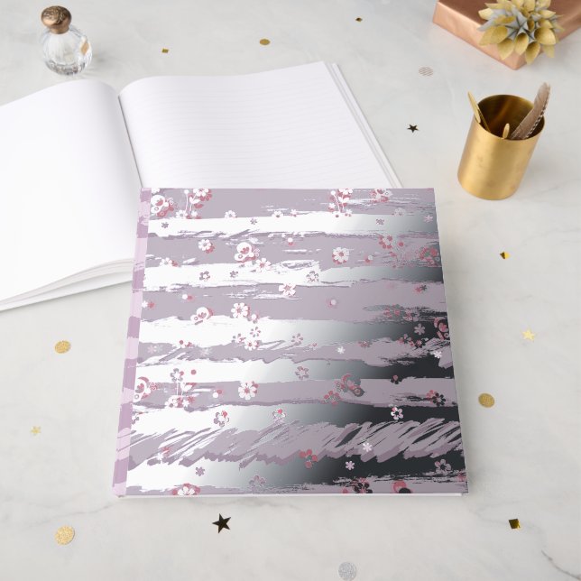 Foil Guestbook – Butterfly Garden (Front Open)