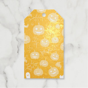 Foil Halloween Gift Tag with Spooky Designs!