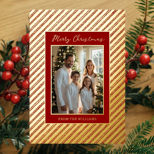 Foil Holiday Editable Christmas Cards Template     (Creator Uploaded)