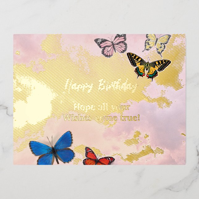 Foil Holiday Post Card (Front)