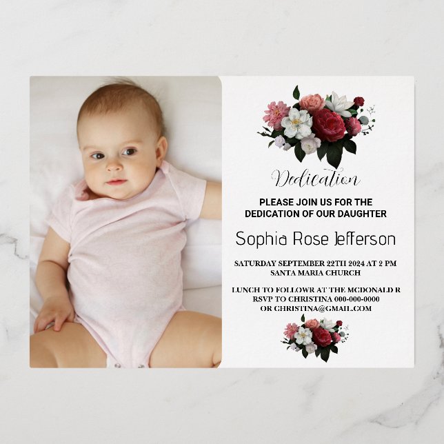 Foil Holiday Post Card (Front)