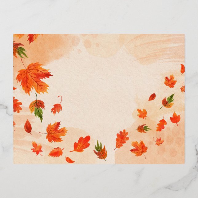 Foil Holiday Post Card (Front)