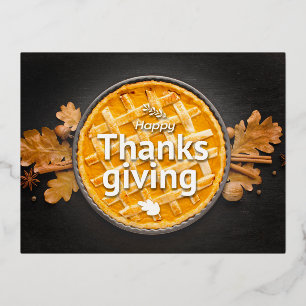 Foil Holiday Post Card