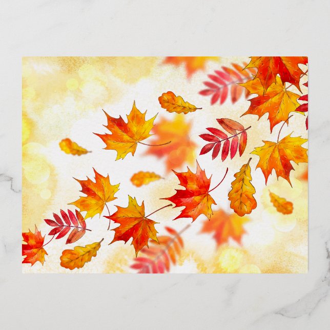 Foil Holiday Post Card (Front)