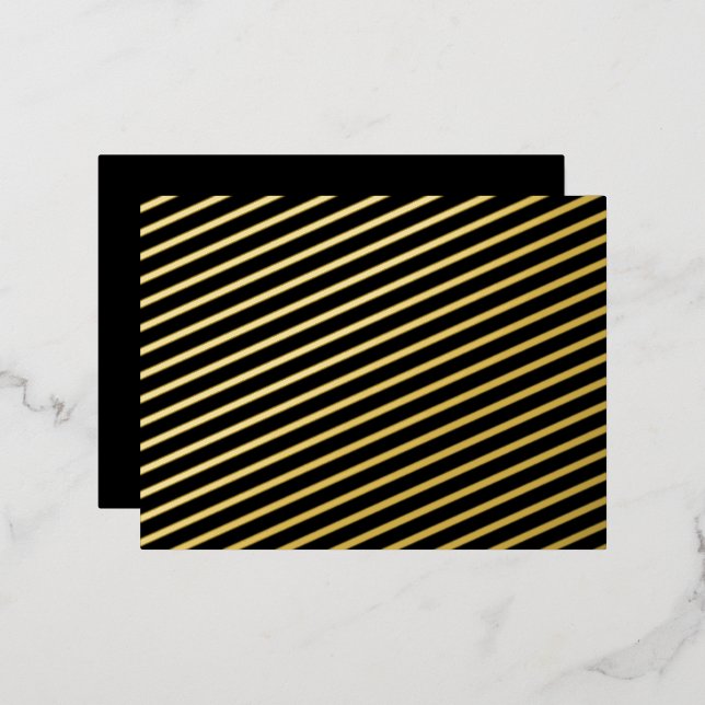 Foil Holiday Postcards | Elegant Custom Greetings (Front/Back)
