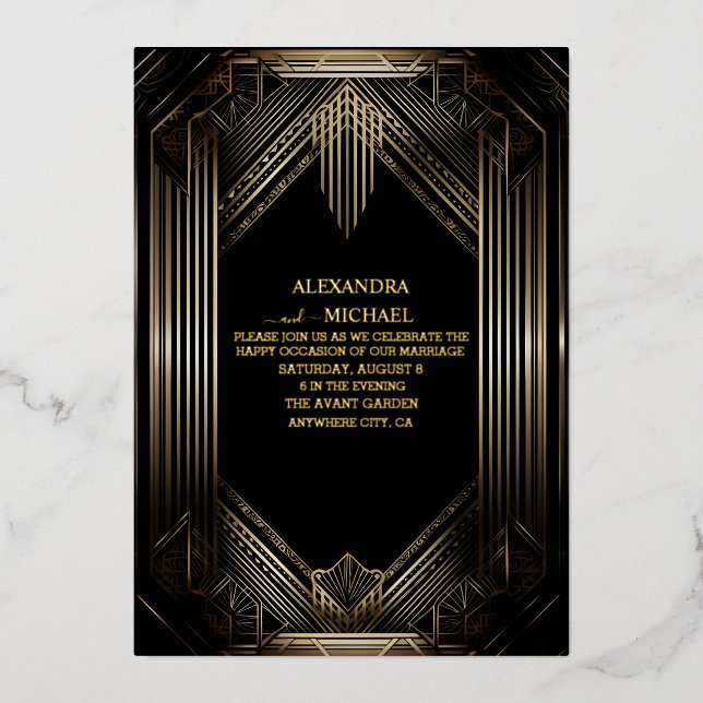 Foil Invitation (Front)