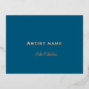 Foil Invitation Postcard