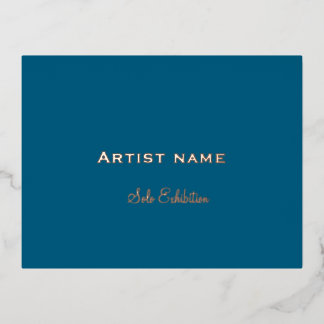 Foil Invitation Postcard