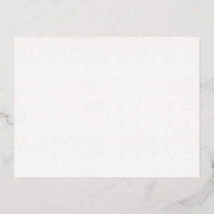 Foil Invitation Postcard