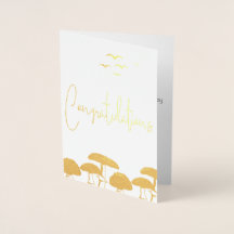 Foil Mushroom Card