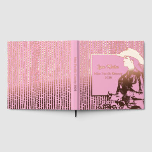 Foil Pageant Crown Photo Scrapbook-CSTM Title Foil Guest Book