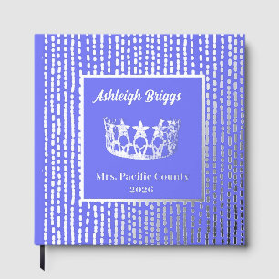 Foil Pageant Crown Photo Scrapbook with front text