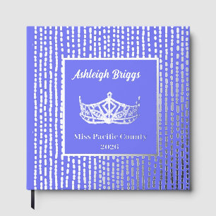 Foil Pageant Crown Photo Scrapbook with front text