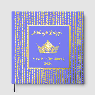 Foil Pageant Crown Photo Scrapbook with front text