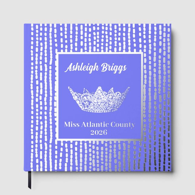 Foil Pageant Crown Photo Scrapbook with front text (Front)