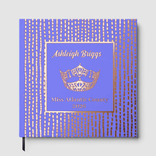Foil Pageant Crown Photo Scrapbook with front text